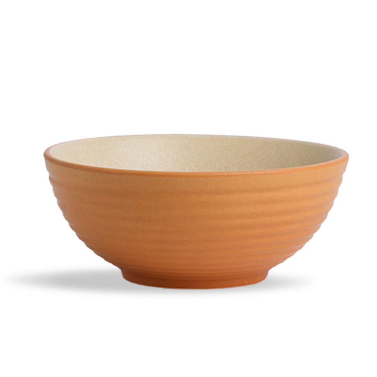 Large Ceramic Serving Bowl – Klay White, 1500ml | Matte Finish