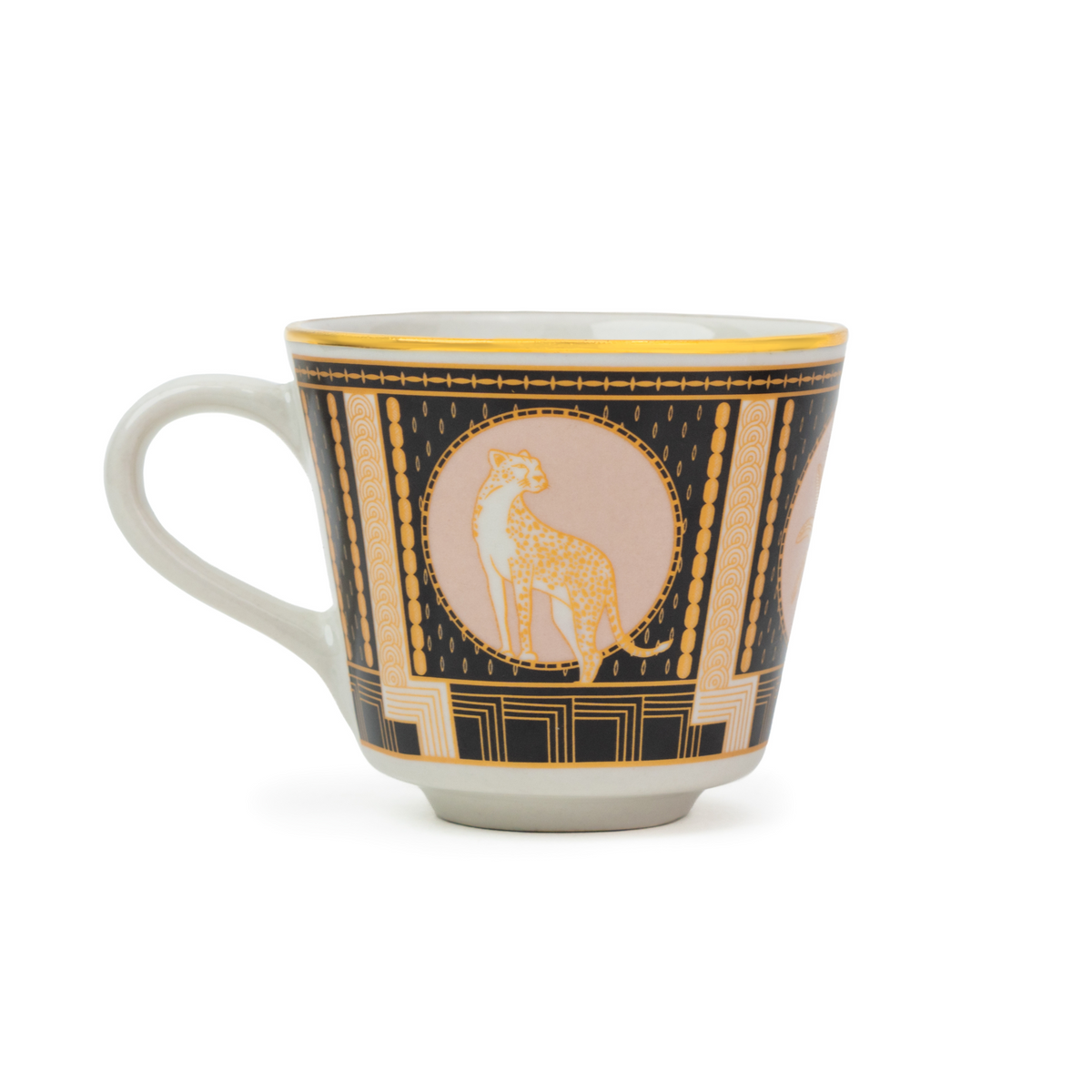 Ceramic Tea Cup – Luxe Decal Collection, 180ml
