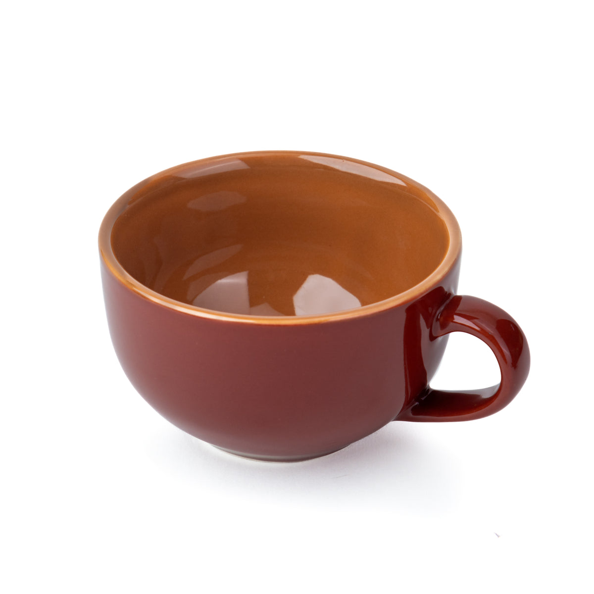 Large Ceramic Coffee Cup 320ml – Burgundy | XL Cuppa