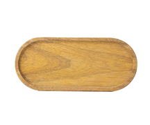 Small Wooden Cappuccino Tray | Elegant Wood Serving Tray Natural
