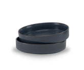 Ceramic Pasta Bowl | Japandi Collection | Set of 2 | Stackable | Gray