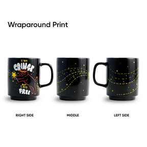 Ceramic Mug – Cringe Cat | 300ml | Glossy Finish | Rise Collection