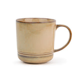 Large Ceramic Coffee Mug | 400ml | Self Reactive Collection | Glossy Beige Set of 1
