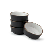 Shay Ceramic Snack Bowl Set | 330ml | Set of 4 | Matte Finish | Japandi Collection | Modern Tableware Online India