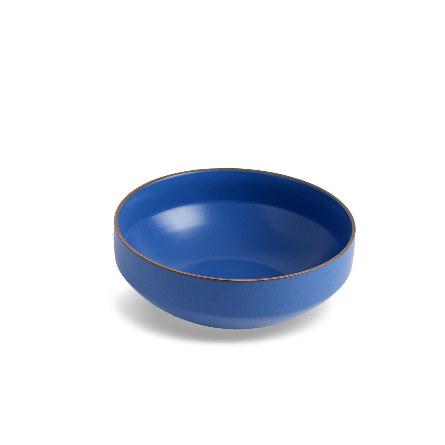 Large Ceramic Serving Bowl – Blue, 1500ml | Japandi Matte Finish