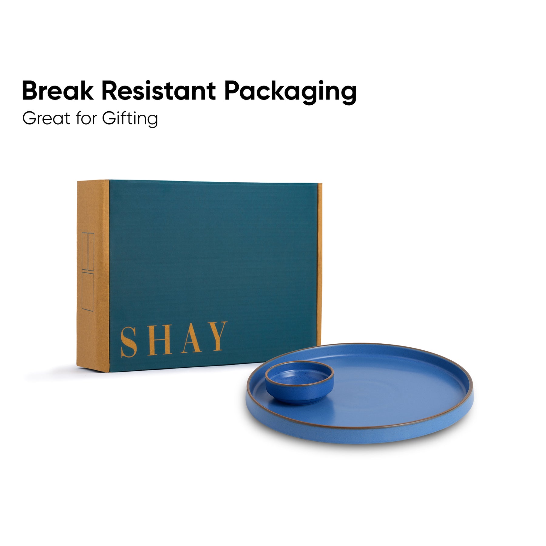 Large Round Ceramic Serving Platter 1 Platter, 1 Dip || Matte Finish | Japandi Platter