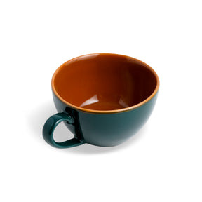 Teal Green Cappuccino Cup – 250ml | Barista Collection