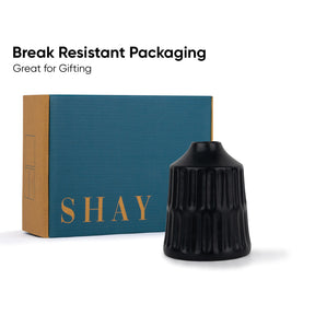 Carving Ceramic Vase, Medium, Decor Collection | Ceramic Vases for Home Decor