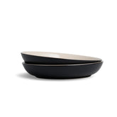 Ceramic Salad Plate | Slow Collection | Set of 2 | Black Ivory