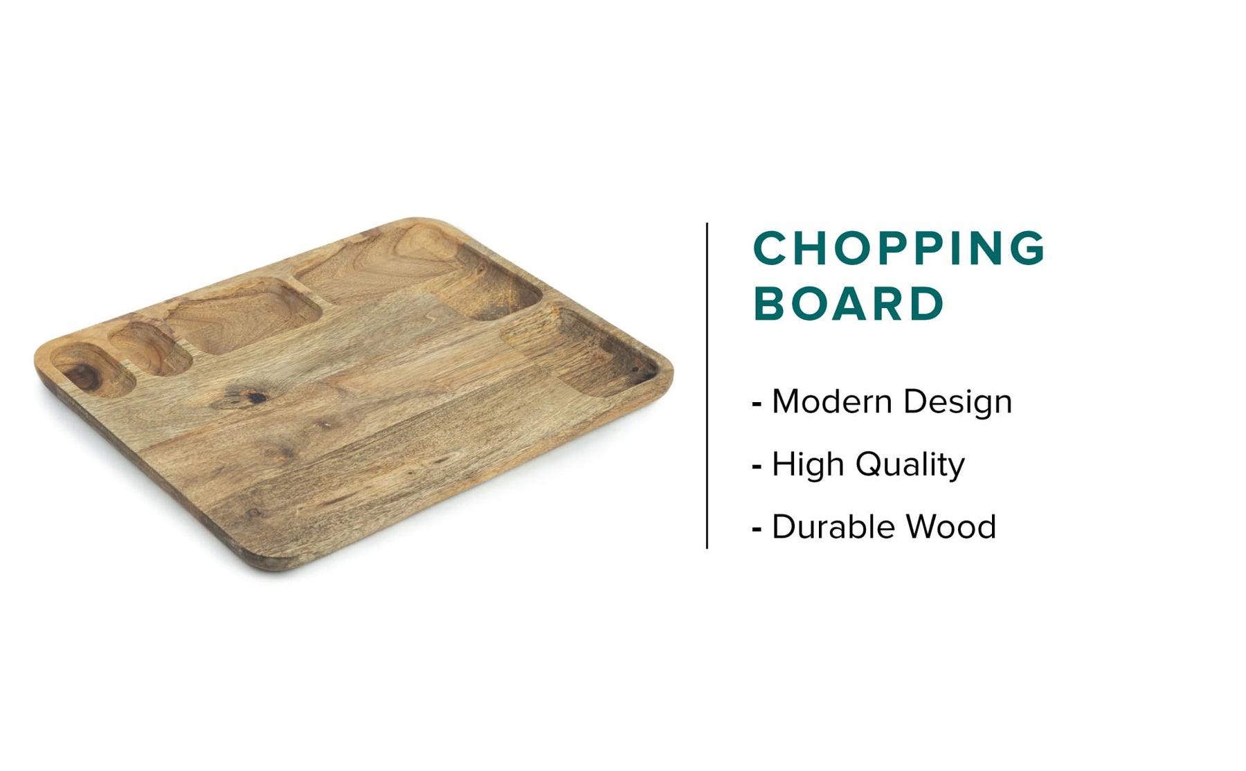 Large Wooden Chopping Board | Mango Wood Cutting Board