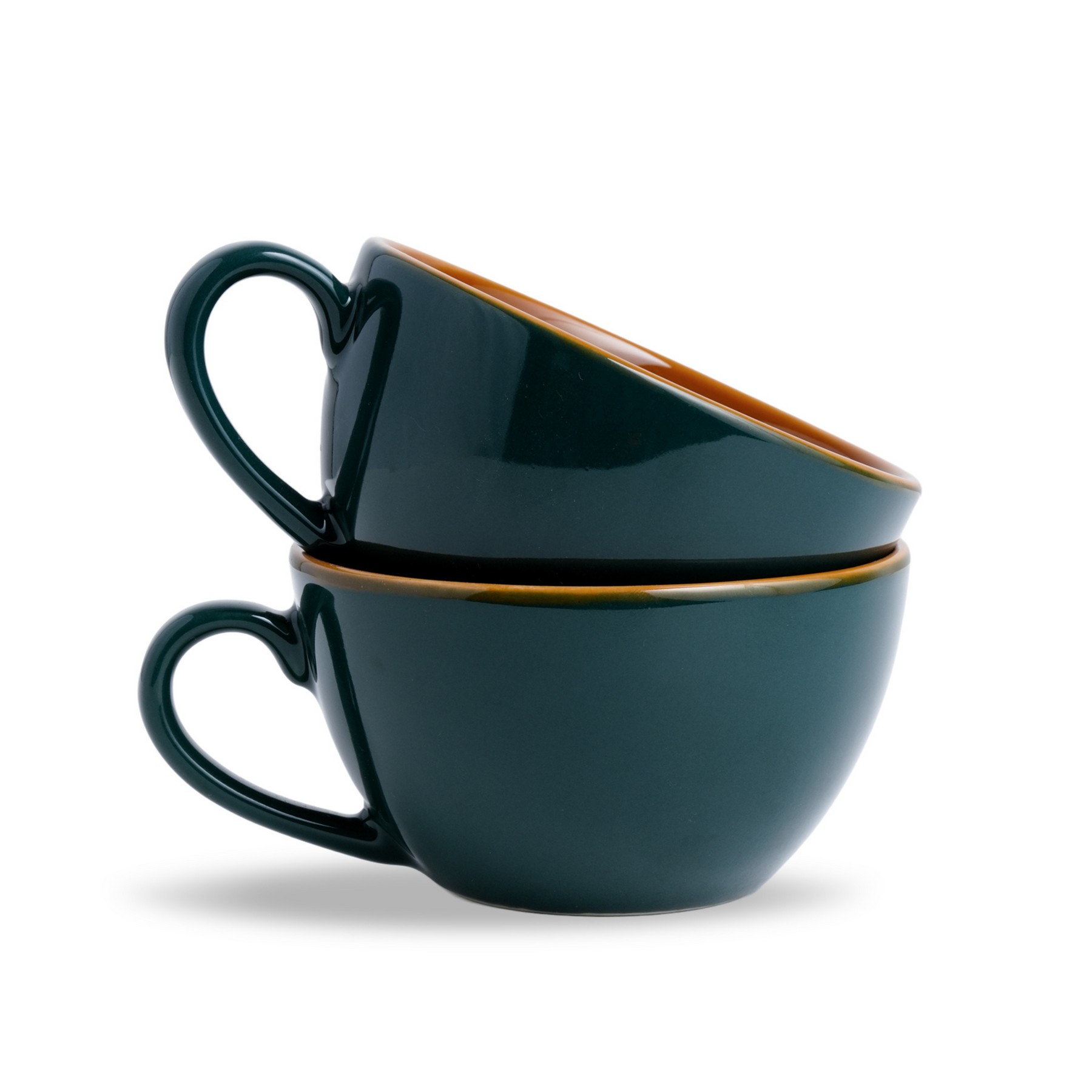 Teal Green Cappuccino Cup – 250ml | Barista Collection