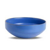 Shay Ceramic Large Serving Bowl, 1500ml | Blue Matte Finish | Japandi Collection | Modern Tableware Online India