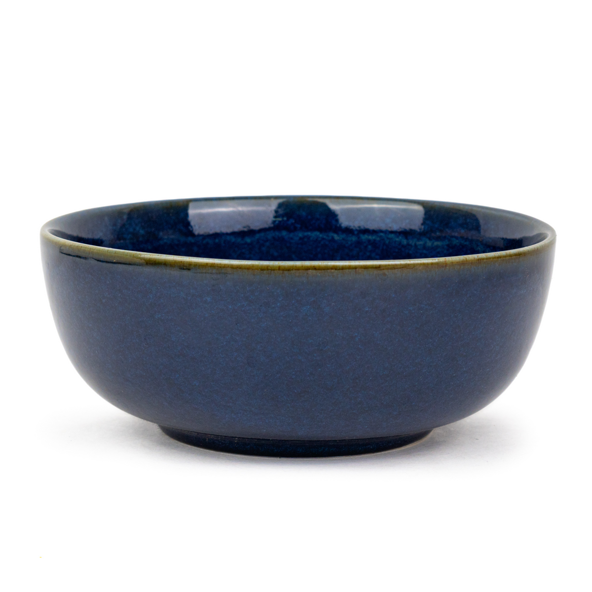 Shay Ceramic Blue Green Ceramic Large Serving Bowl 21cm | Self Reactive | Modern Tableware Online India