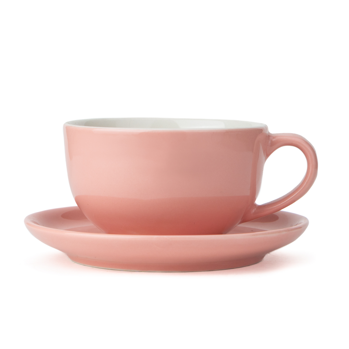 Cappuccino Cup & Saucer Set 320ml – Pink | XL Cuppa