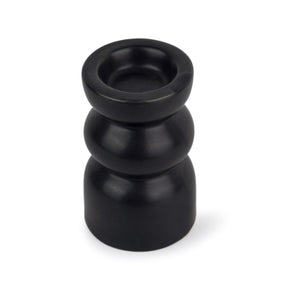 Ceramic Tea Light Holder Set of 3, Black, Decor Collection | Zen Tea Light Holders for Home Décor | Tea Light Holder Ceramic