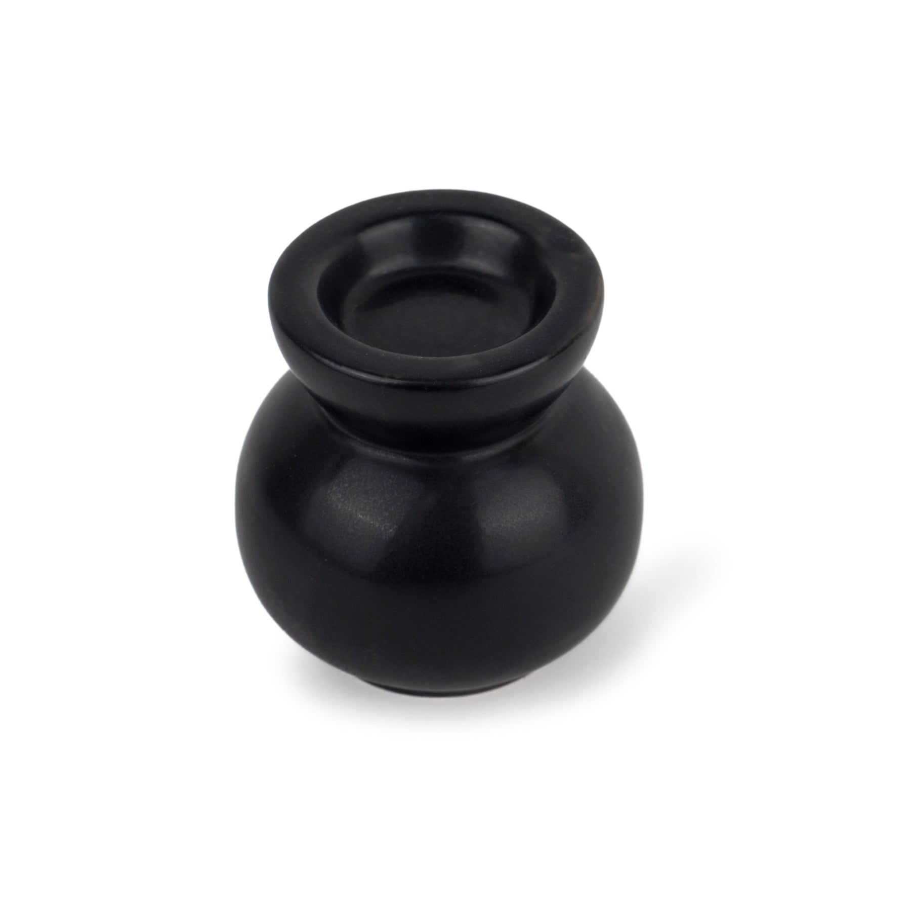 Ceramic Tea Light Holder Set of 3, Black, Decor Collection | Zen Tea Light Holders for Home Décor | Tea Light Holder Ceramic