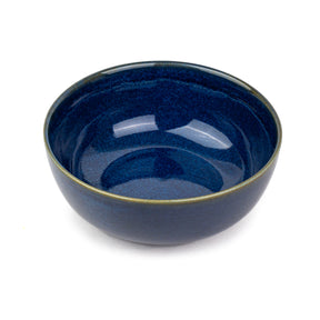 Ceramic Blue Green Ceramic Large Serving Bowl 21cm | Self Reactive