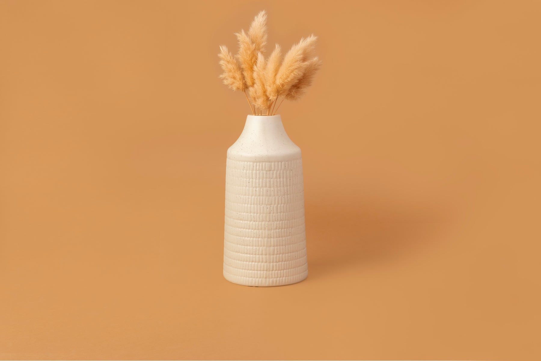 Carving Ceramic Vase, Large, Beige | Ceramic Vases for Home Decor