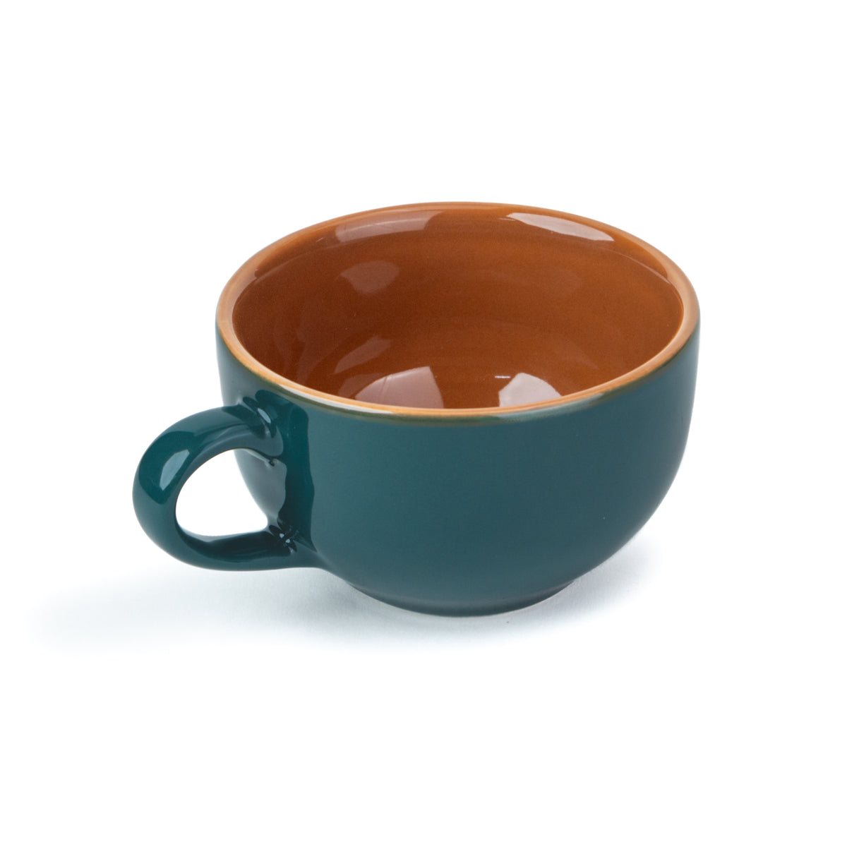Large Ceramic Coffee Cup 320ml – Teal Green | XL Cuppa