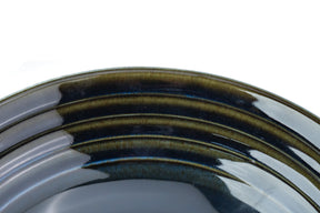 Ceramic Pasta Bowl 21cm – Blue Green | Glossy Reactive Glaze