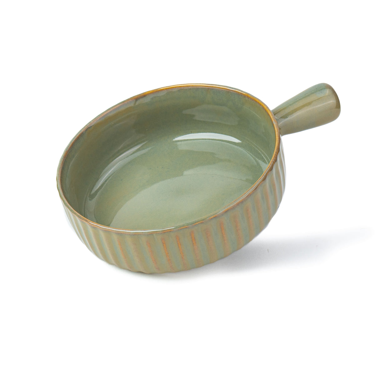Ceramic Pasta Bowl with Handle | Self Reactive Collection | Serving Bowl Pista