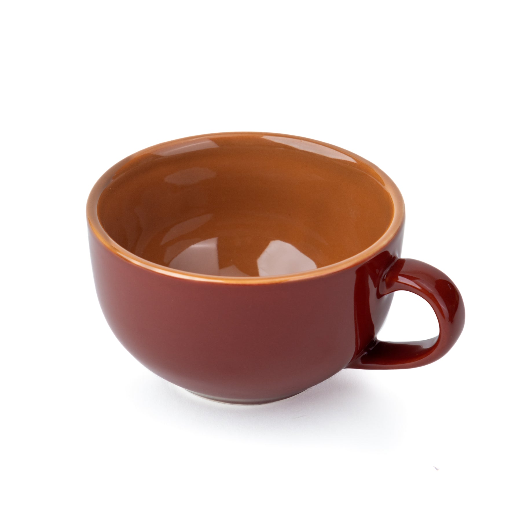 Large Ceramic Coffee Cup 320ml – Burgundy | XL Cuppa