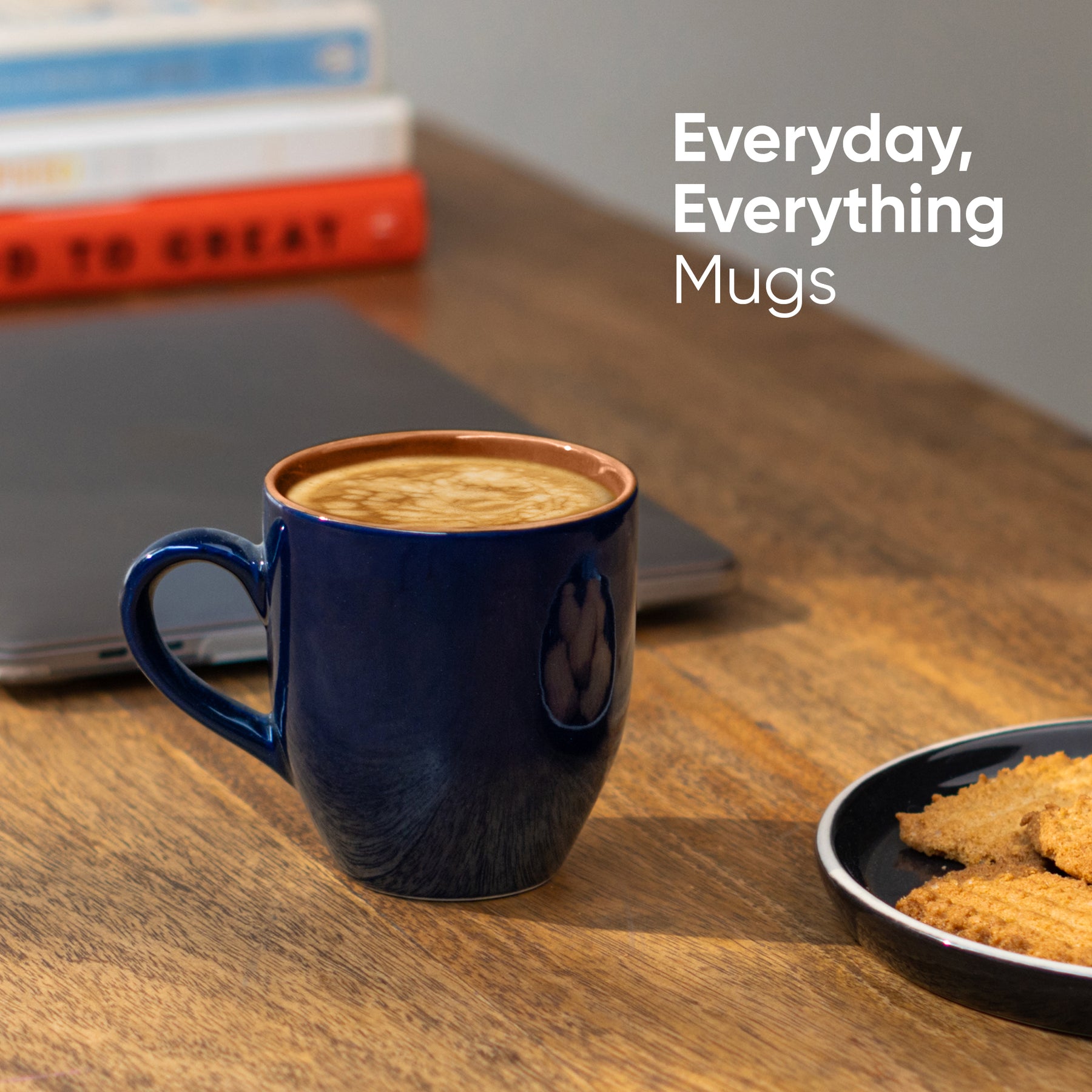 Ceramic Coffee Mug 300ml – Blue | Milk Mug
