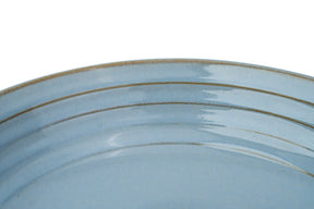 Ceramic Pasta Bowl 21cm – Musky Blue | Reactive Glaze Porcelain