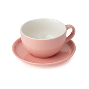 Cappuccino Cup & Saucer Set 320ml – Pink | XL Cuppa