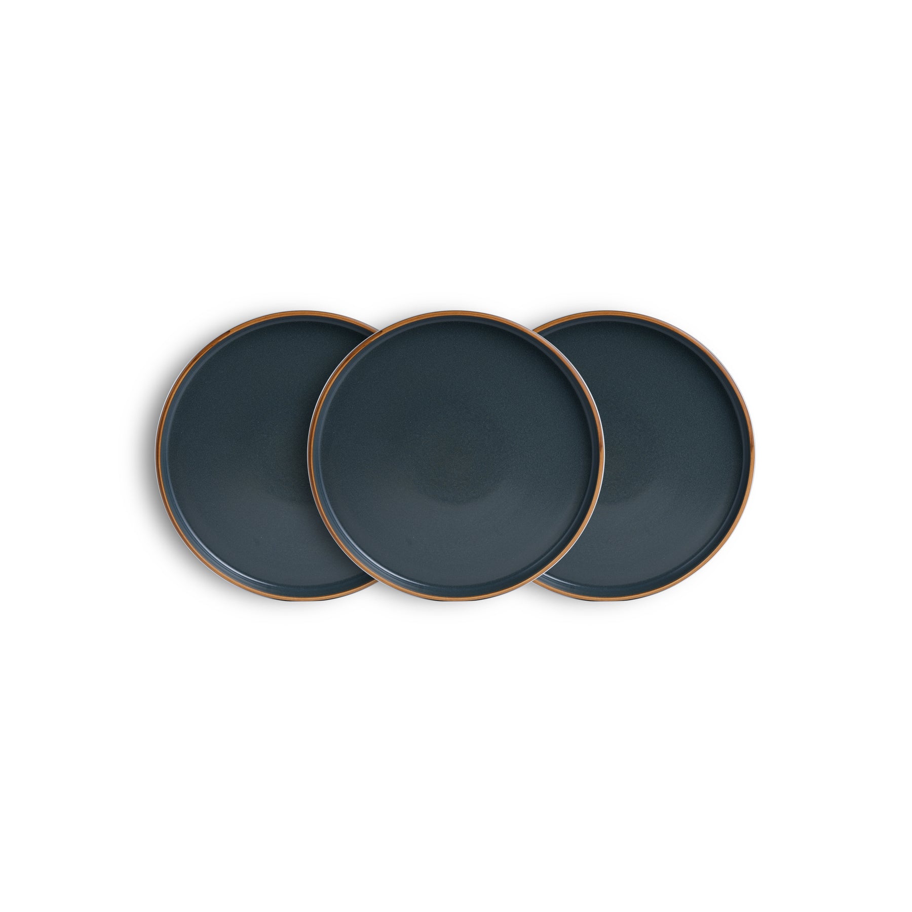 Ceramic Dinner Plates Set, 6 Pieces | Japandi Series | Matte Finish
