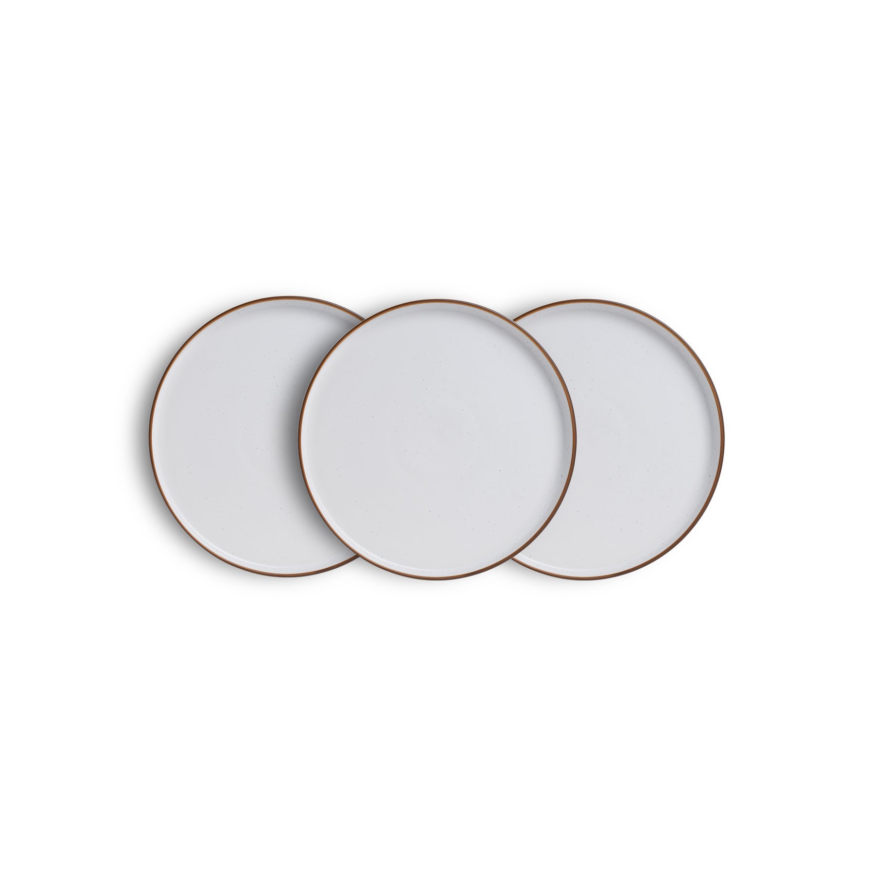 Ceramic Dinner Plates Set, 6 Pieces | Japandi Series | Matte Finish