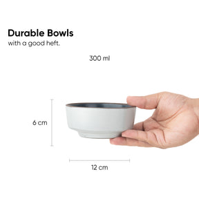 Japandi Snack Bowl – White, 300ml