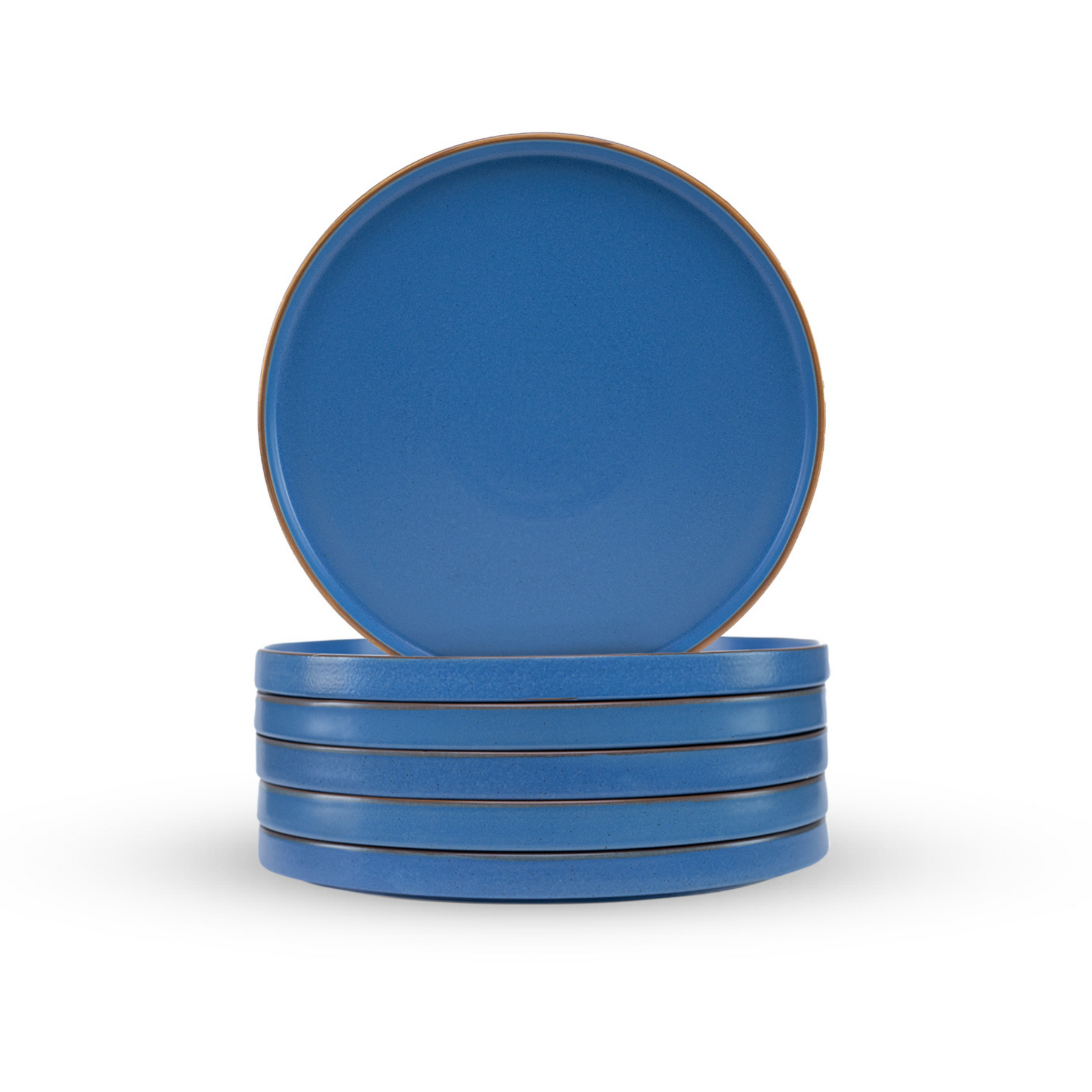 Shay Japandi Quarter Plates Set of 6 | Matte Finish | Snack & Dessert Plates | Modern Tableware Online India