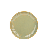 Ceramic Quarter Plate – Pista Green | Reactive Glaze Finish