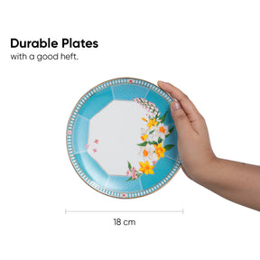 Ceramic Quarter Plates Set of 6 | Nargis Collection