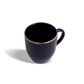 Ceramic Coffee Mug Set Gold Line Milk Mug Collection | Glossy Finish