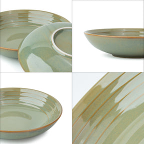 Ceramic Pasta Bowl Set of 2 Pista Self Reactive Collection