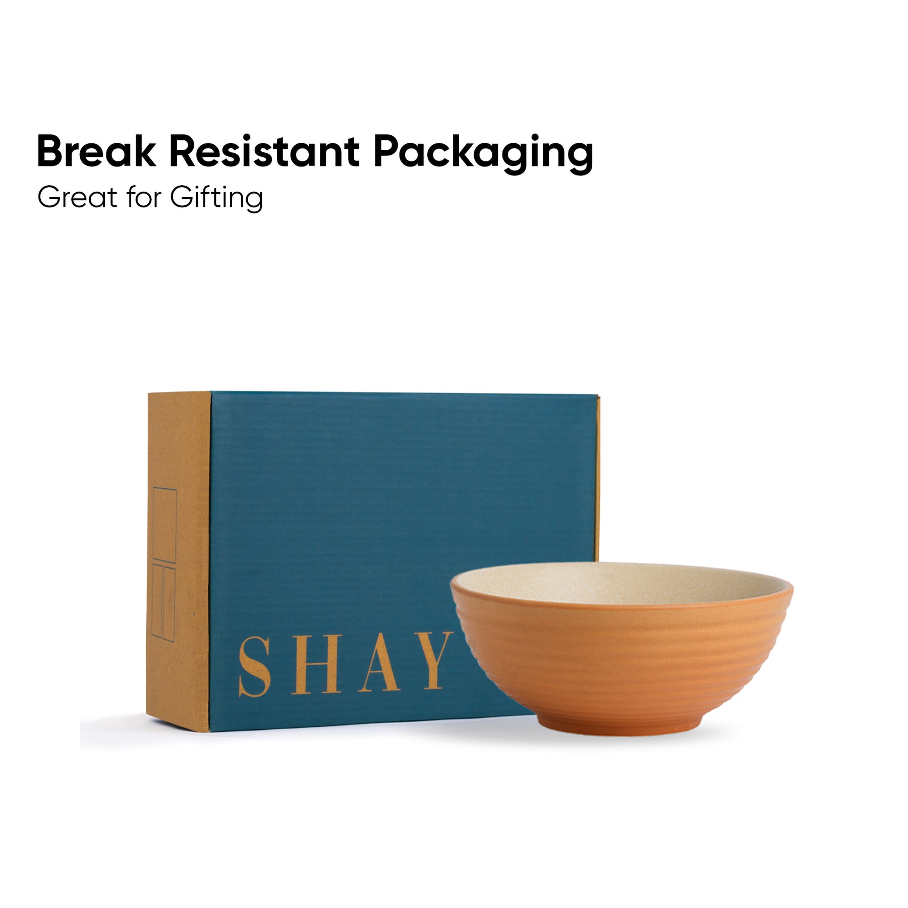 Ceramic Serving Bowl 1500ml | Klay White