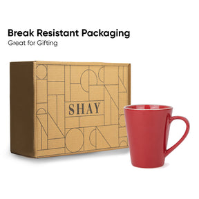 Large Ceramic Coffee Mug Set | Black Beauty Collection | 350ml | Glossy Stoneware