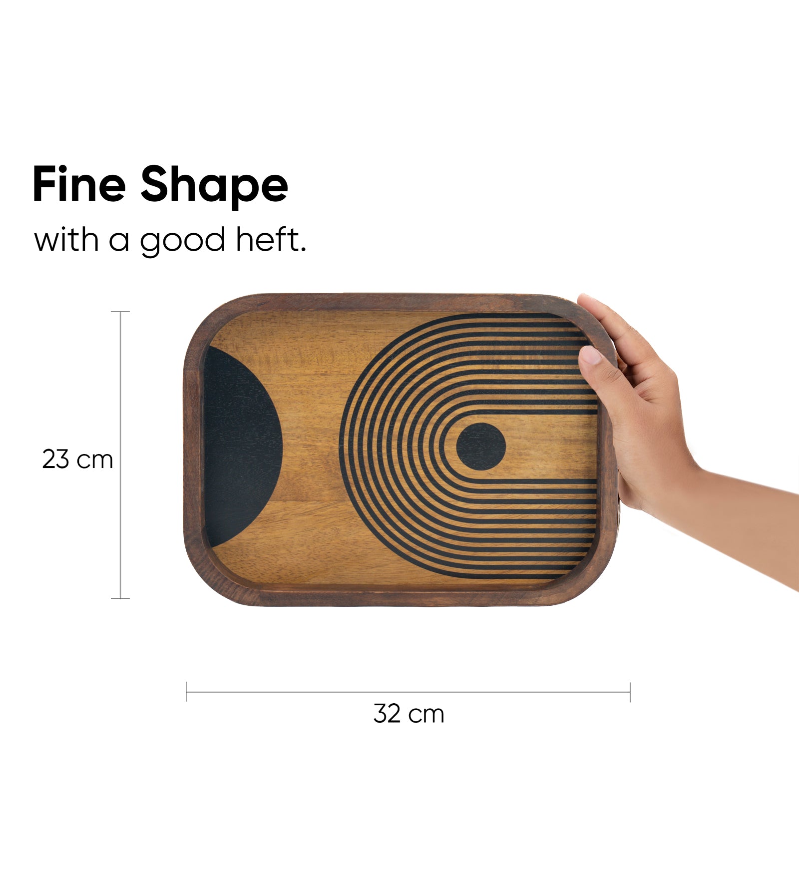 Wooden Serving Tray | Elegant & Durable Wood Tray for Serving