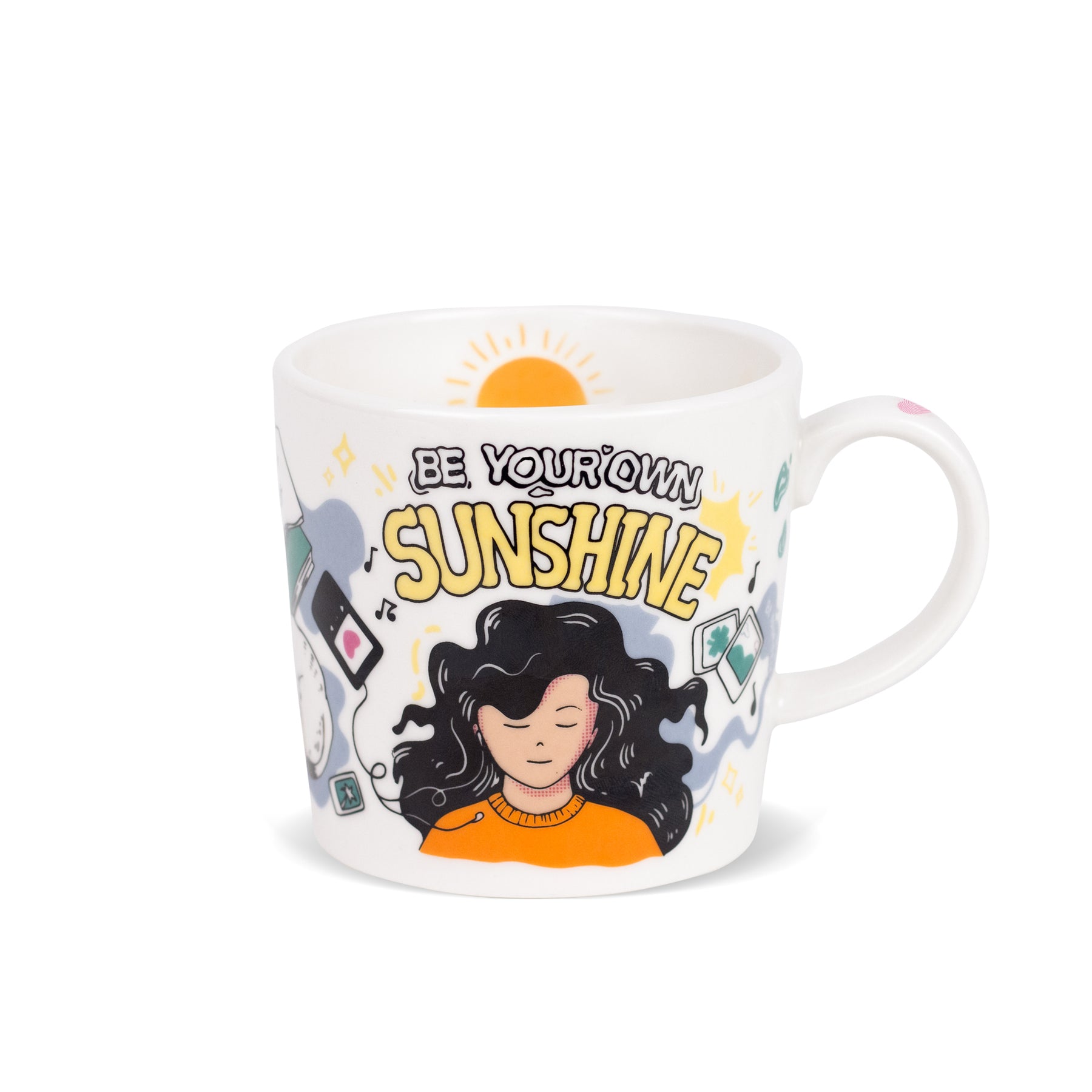 Shay Self Love Series - Large Ceramic Coffee Mug, 400ml | Modern Tableware Online India