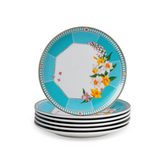 Shay Ceramic Quarter Plates Set of 6 | Nargis Collection | Modern Tableware Online India