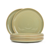 Ceramic Dinner Plates Set, 6 Pieces | Self Reactive Collection