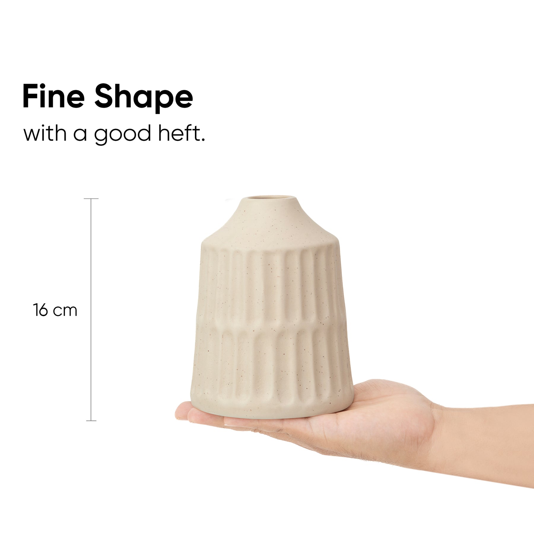 Carving Ceramic Vase, Medium, Decor Collection | Ceramic Vases for Home Decor