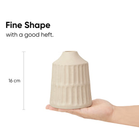 Carving Ceramic Vase, Medium, Decor Collection | Ceramic Vases for Home Decor