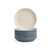Snack Plates Set of 6 Grey