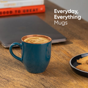 Ceramic Milk Mug Set 300ml | Glossy Finish | Everyday Ceramic Cups | Microwave Safe