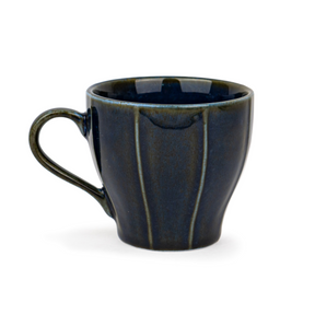 Ceramic Tea Cup 180ml – Blue Green | Reactive Glaze Finish