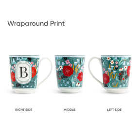 B Ceramic Coffee Mug | 300 ML | Alphabet Collection