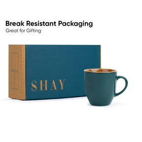 Ceramic Milk Mug Set – 300ml | Glossy Finish | Everyday Ceramic Cups | Microwave Safe